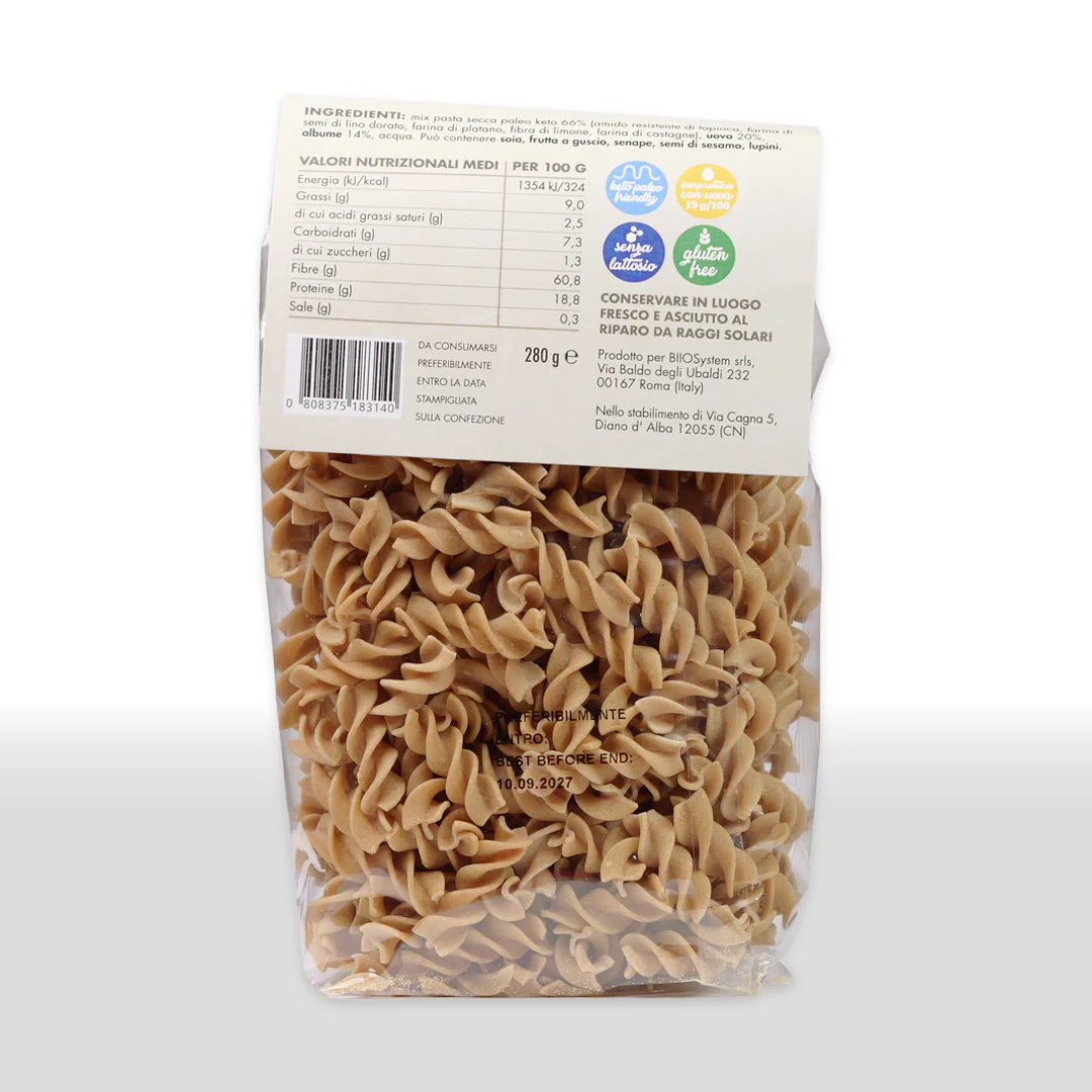 Letizia la Prima PASTA Keto-Paleo al Mondo. 280 g - Image 4